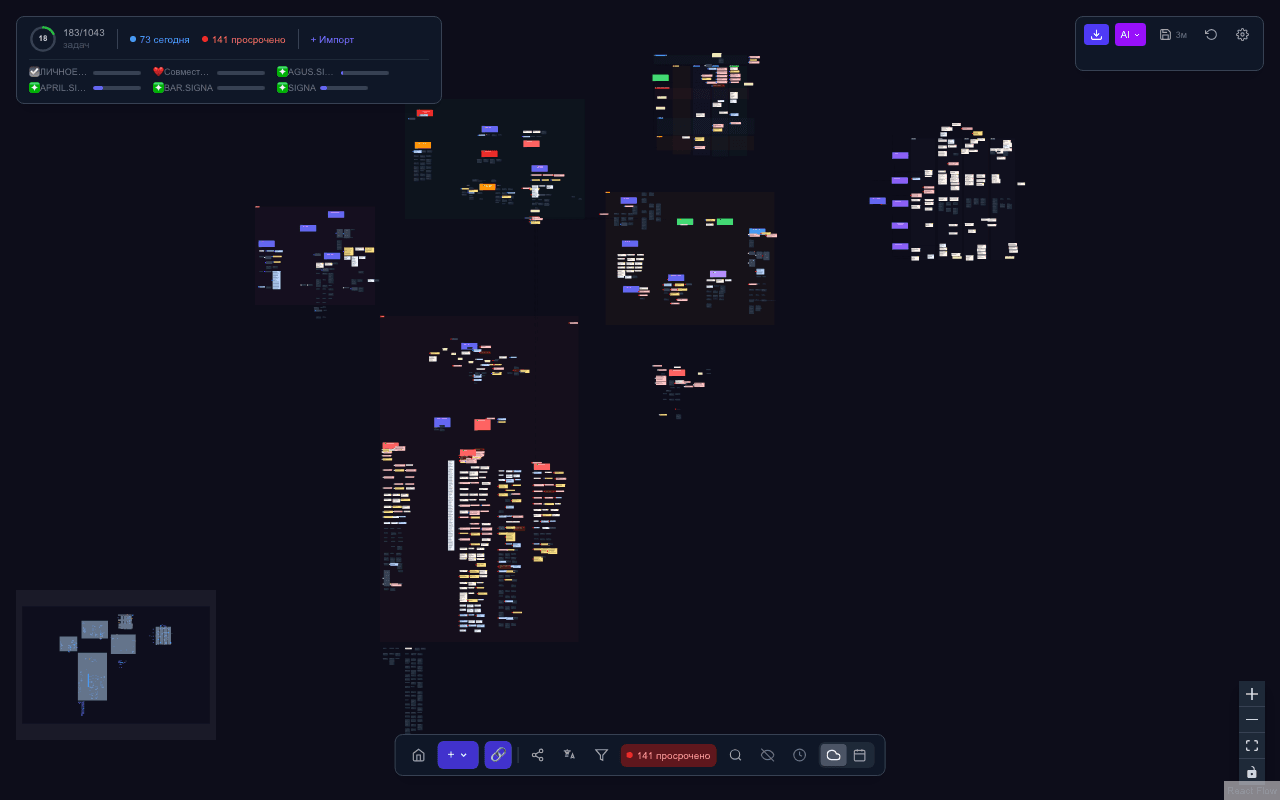TickTick MindMap screenshot